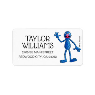 Monster am Ende dieser Geschichte   Grover Adressaufkleber