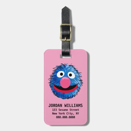 Monster am Ende dieser Geschichte | Grover Gepäckanhänger (Vorderseite vertikal)