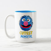 Monster am Ende dieser Geschichte | Grover Zweifarbige Tasse (Links)