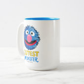 Monster am Ende dieser Geschichte | Grover Zweifarbige Tasse (Vorderseite Links)