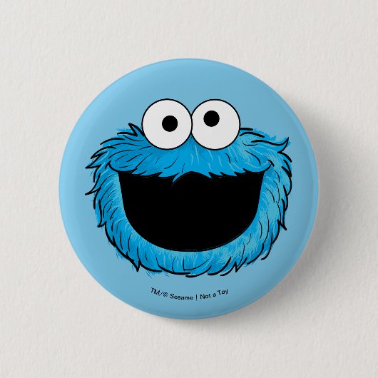 Monster am Ende dieser Geschichte | Krümelmonster Button (Vorderseite)