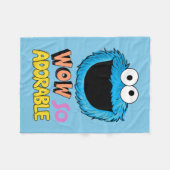 Monster am Ende dieser Geschichte | Krümelmonster Fleecedecke (Vorderseite (Horizontal))