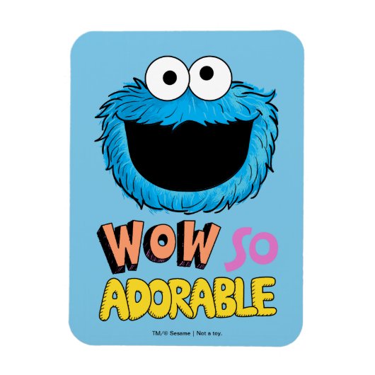 Monster am Ende dieser Geschichte | Krümelmonster Magnet (Vertikal)