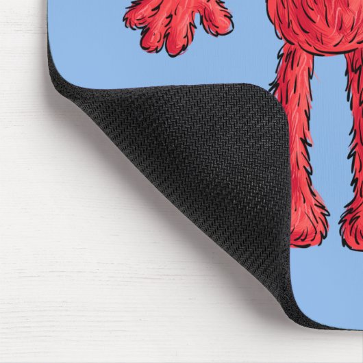 Monster am Ende dieser Geschichte | Süsse Elmo Mousepad (Ecke)