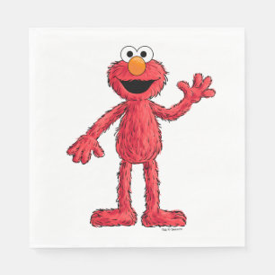 Monster am Ende dieser Geschichte   Süsse Elmo Serviette