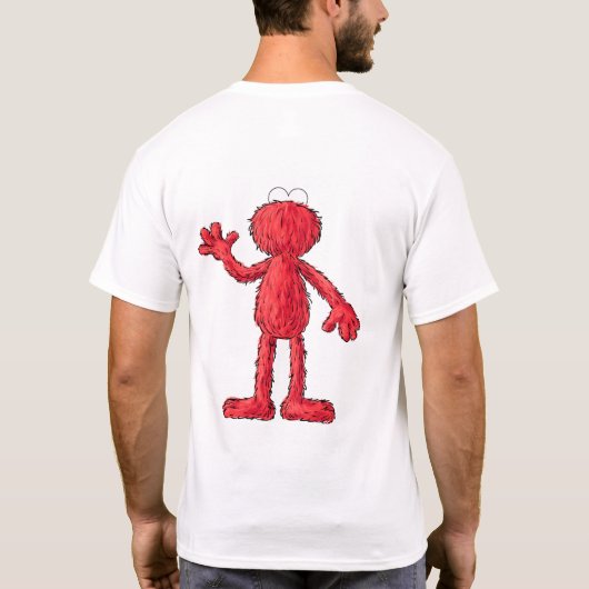 Monster am Ende dieser Geschichte | Süsse Elmo T-Shirt (Rückseite)