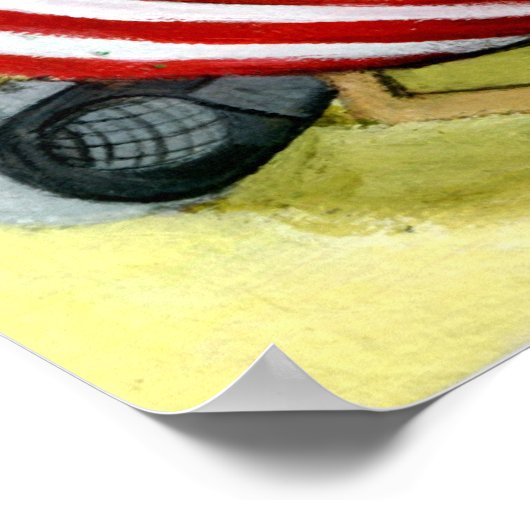 Monster am Strand Poster (Ecke)