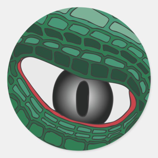 MONSTER ANSICHT 7 RUNDER AUFKLEBER (Vorderseite)