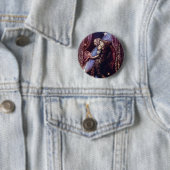 Monster Art: Geist einer Flea von William Blake Button (Beispiel)