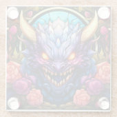 Monster Art Glass Untersetzer (Rückseite)