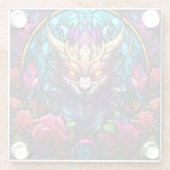 Monster Art Glass Untersetzer (Rückseite)