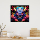 Monster Art Poster (Küche)