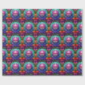 Monster Art Wrapping Paper Geschenkpapier (Flach)