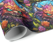 Monster Art Wrapping Paper Geschenkpapier (Rolleneckpunkt)