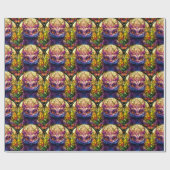 Monster Art Wrapping Paper Geschenkpapier (Flach)