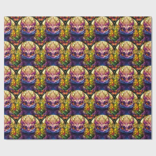 Monster Art Wrapping Paper Geschenkpapier (Flach)