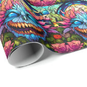 Monster Art Wrapping Paper Geschenkpapier (Rolleneckpunkt)