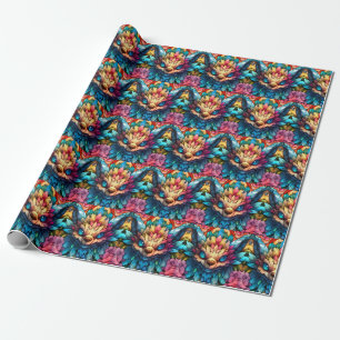 Monster Art Wrapping Paper Geschenkpapier
