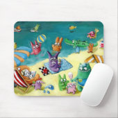 Monster auf dem Strand Mousepad (Mit Mouse)
