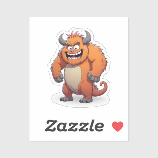 Monster Aufkleber (Blatt)