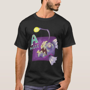 Monster Aufkleber (Tiefsee-Set: Angler) T-Shirt