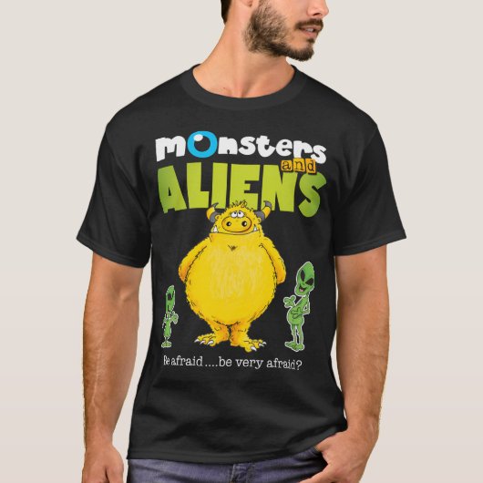 Monster-Außerirdischen V3 T-Shirt (Vorderseite)