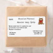 Monster Away Spray Labels groß (Insitu)