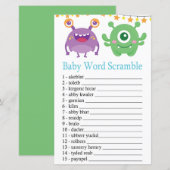 Monster Baby Word Scramble Game (Vorne/Hinten)