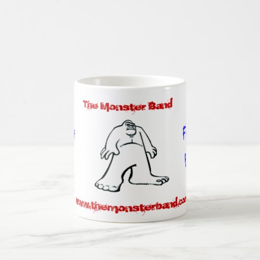 Monster-Band-Tasse Kaffeetasse (Mittel)