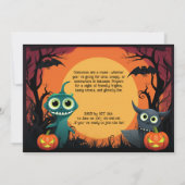 👻 Monster Bash! Einladung (Rückseite)