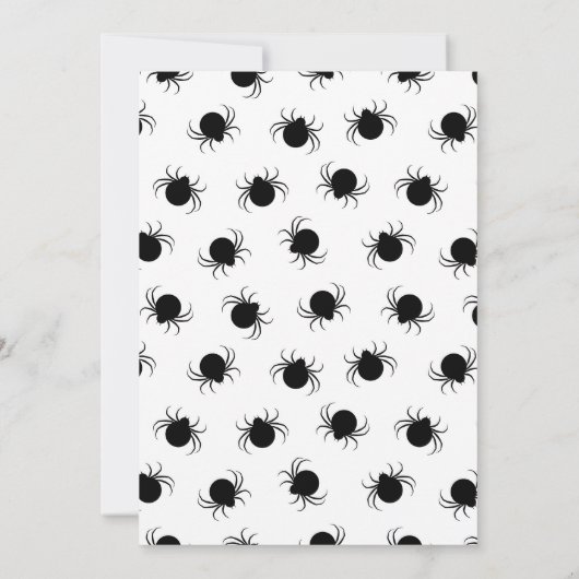 Monster Bash Frankenstein Halloween-Party Einladung (Rückseite)