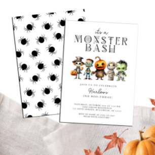 Monster Bash Frankenstein Halloween-Party Einladung