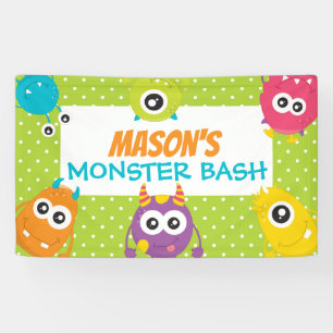 Monster-Bash-Geburtstagspartei Banner