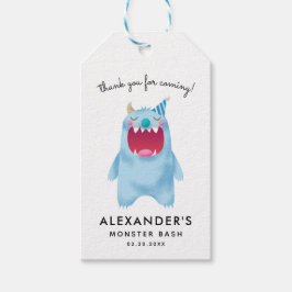 Monster Bash Geburtstagsparty Begeistertags Tags Geschenkanhänger