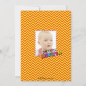 Monster Bash Geburtstagsparty Einladung - Rot (Rückseite)