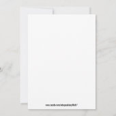 Monster Bash Geburtstagsparty Einladungen (Rückseite)