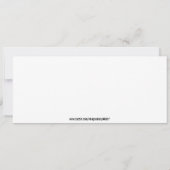 Monster Bash Geburtstagsparty Einladungen (Rückseite)