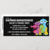 Monster Bash Geburtstagsparty Einladungen (Vorne/Hinten)