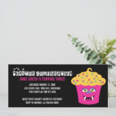 Monster Bash Geburtstagsparty Einladungen (Stehend Vorderseite)