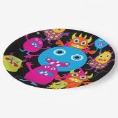 Monster Bash Geburtstagsparty Spaß Halloween Pappteller (Schrägansicht)