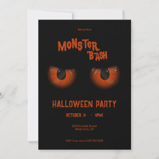 Monster Bash Halloween Einladung