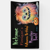Monster Bash Halloween Geburtstag Banner (Vertikal)