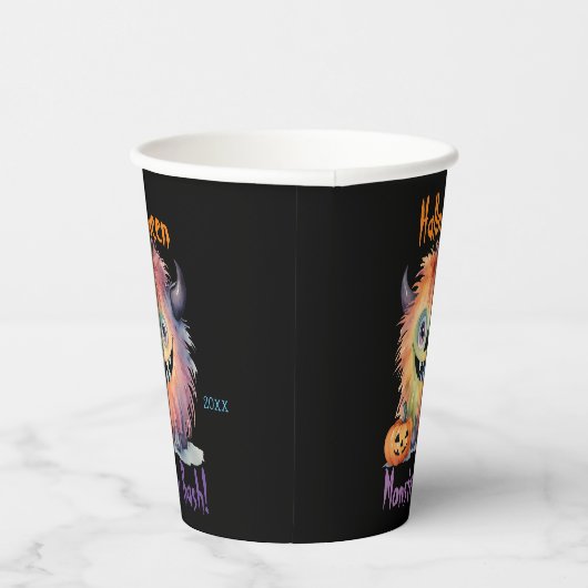 Monster Bash Halloween-Party Pappbecher (Rechts)