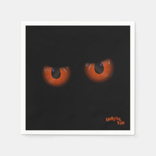 Monster Bash Halloween Serviette (Vorderseite)