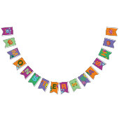 Monster Bash Kids Halloween Dekoration Banner Fahn (Alle)