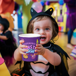 Monster Bash Party Cup Halloween Kindergeschirr Pappbecher