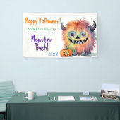 Monster Bash Personalisiertes Halloween-Party Banner (Messeveranstaltung)
