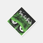 Monster Bash Spooky Frankenstein Halloween Party Serviette (Ecke)