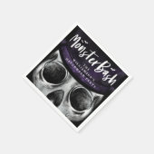 Monster Bash Spooky Skeleton Halloween Party Serviette (Ecke)