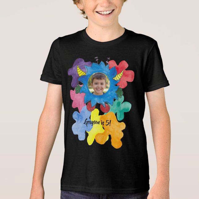 Monster Bash T-Shirt Tri-Blend Shirt (Vorderseite)